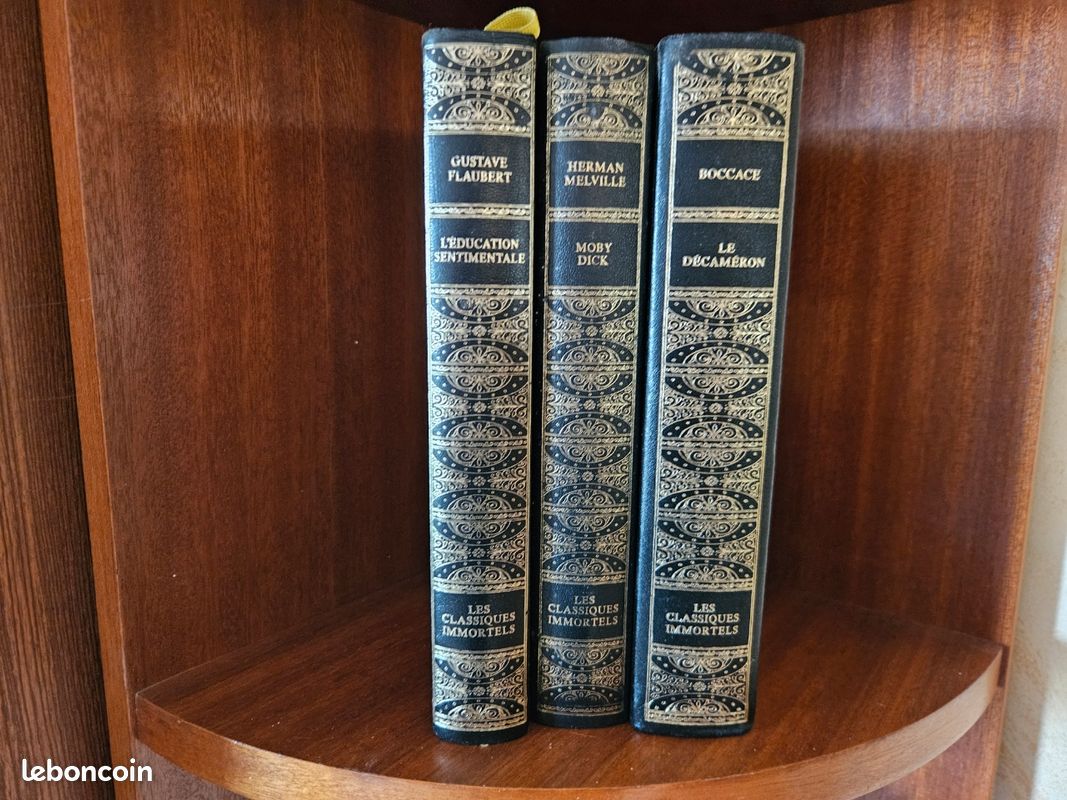 Lot de livres relié façon cuir (image 1)