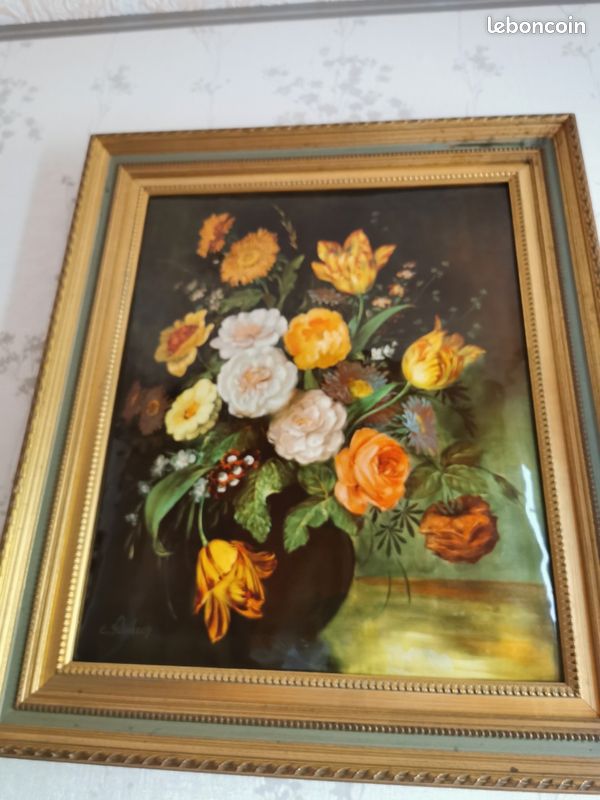 Un grand tableau en email signé (image 6)