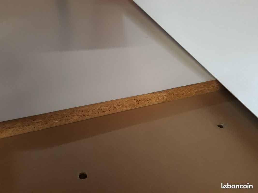 Planche Etagères bois mélaminé blanc (image 3)