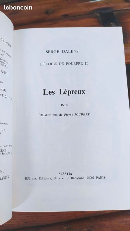 Livre L'Étoile de pourpre Dalens (image 3)