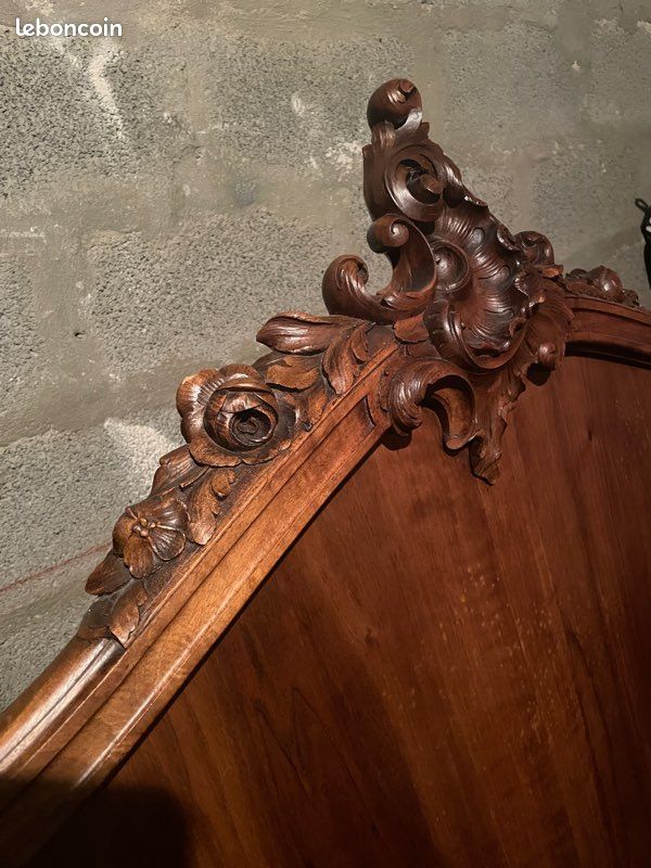 Tête de lit ancienne baroque Louis XV (image 3)