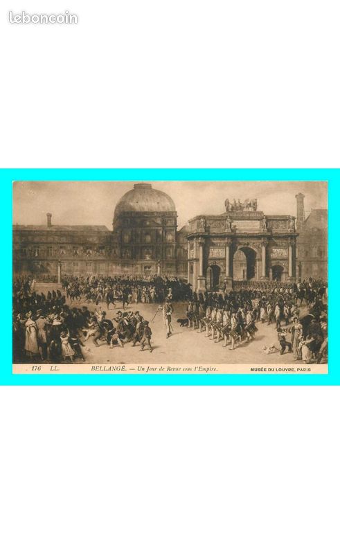 A838 / 229 Tableau Bellange Un jour de Revue sous l'Empire (image 1)