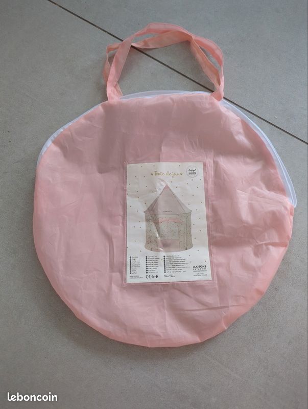 Tente de jeu princesse pliable rose Maison du monde (image 4)