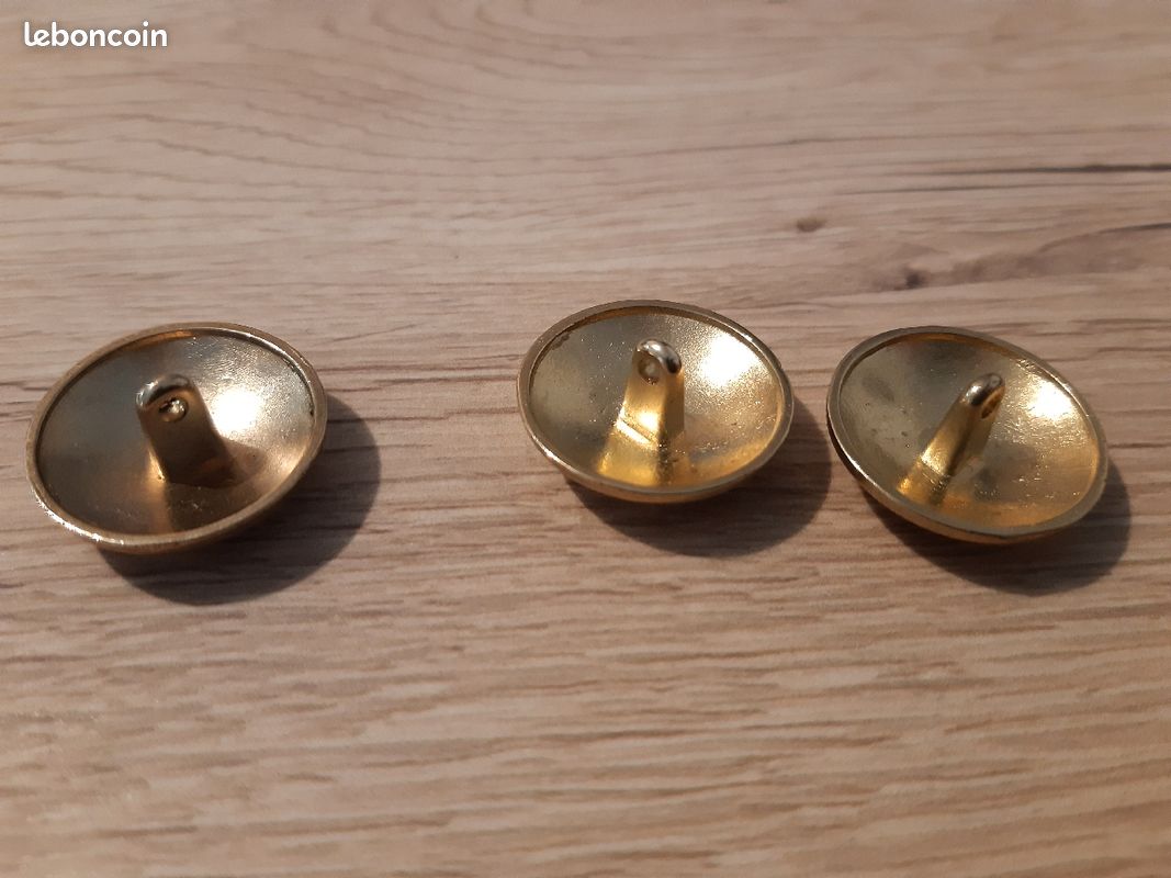 Lot de 3 Boutons de manchette ou autre couture (image 2)