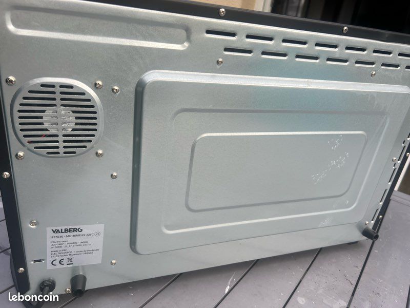 Four Valberg 46L chaleur tournante 1800W-Très bon état (image 5)