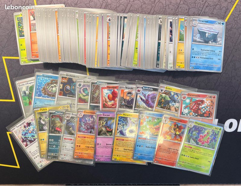 Lot de 200 cartes Pokémon sans double dont 20 brillantes (image 1)