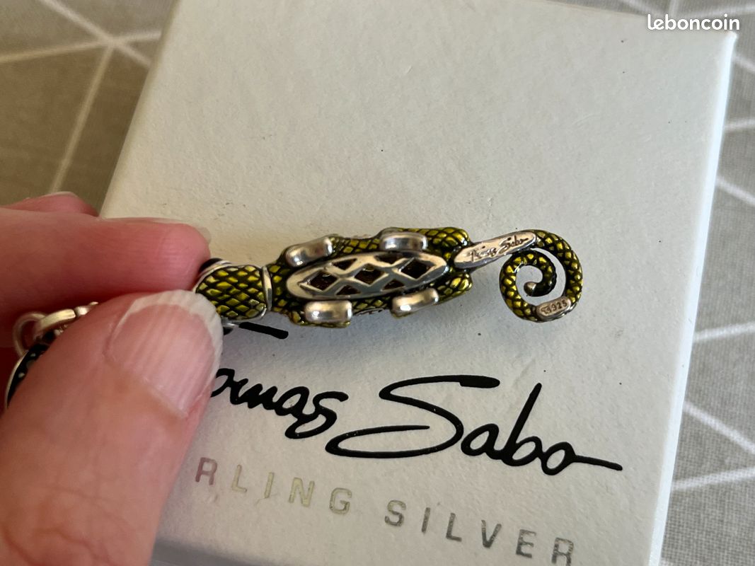 Breloque Thomas Sabo en argent sterling rubis et chameau vintage - France Breloque Thomas Sabo en argent sterling rubis et chameau vintage - France
