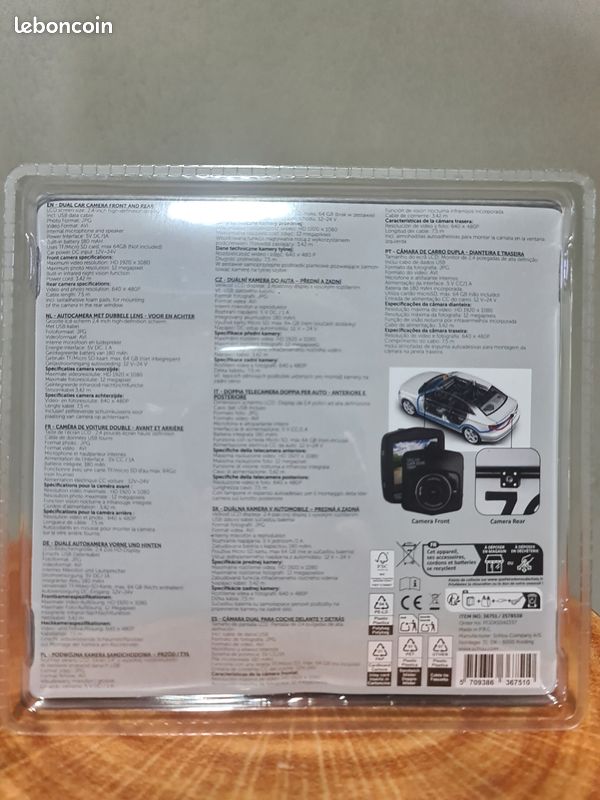 Dash cam caméra avant et arrière (image 2)