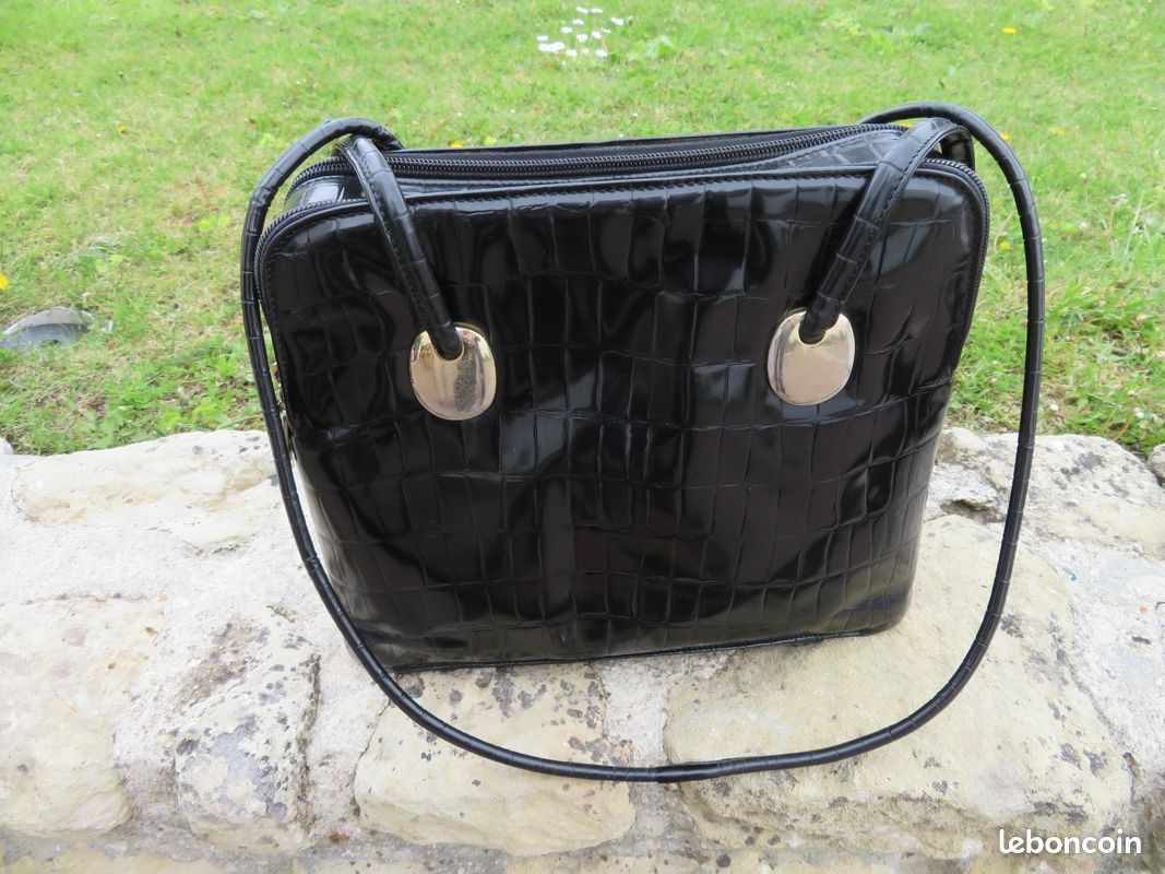 Sac cuir Façon Croco Accessoires Bagagerie