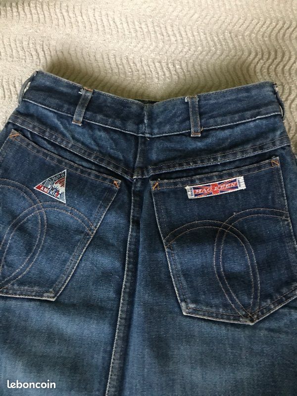 Jupe en jean vintage Mac Keen (image 3)
