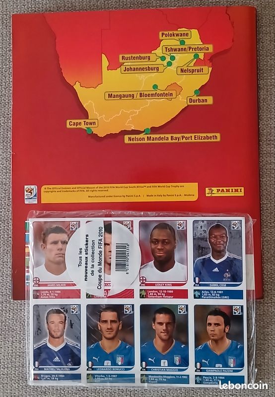 Album Panini Coupe Du Monde 2010 Afrique Du Sud Complet – 637 Autocollants – édition Argentine