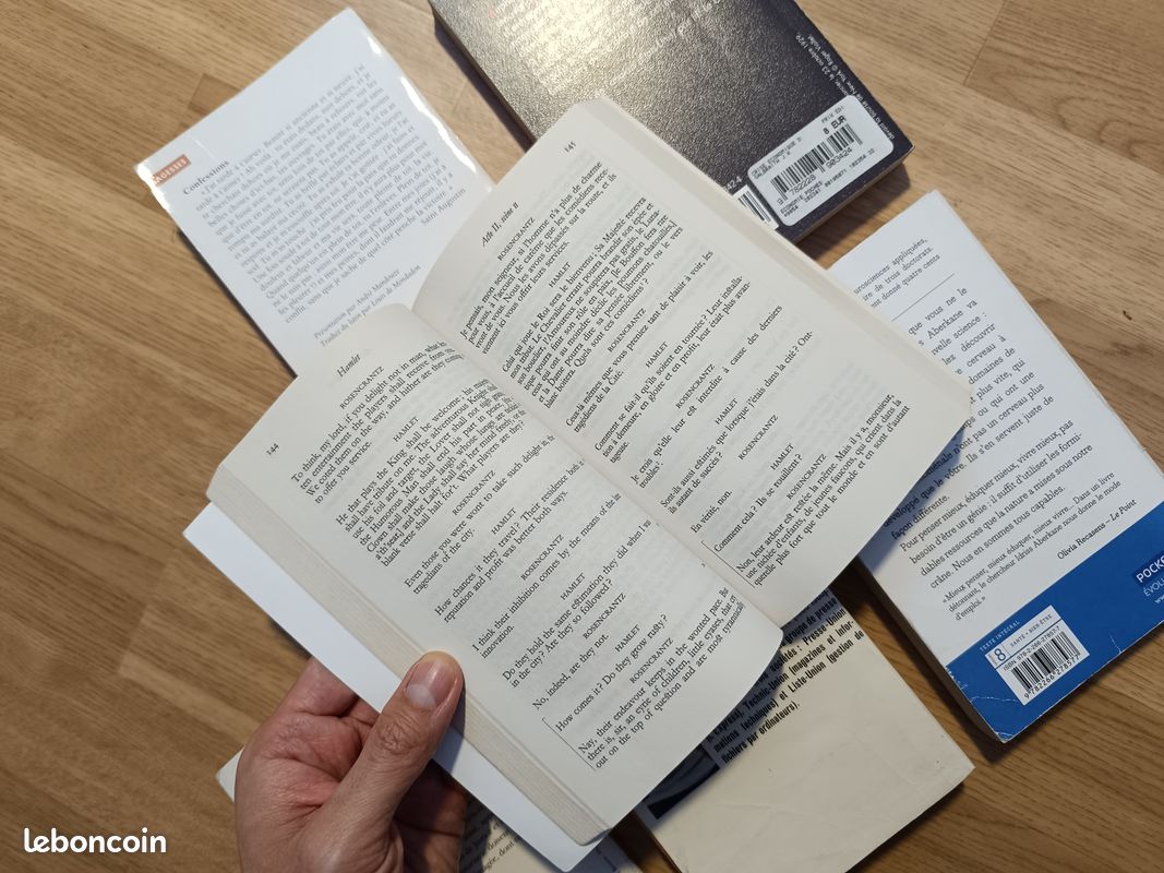 6 livres 2 euros en tout Shakespeare, saint augustin, Galbraith, Verhaeren, Servan Schreiber, Aberkane 2 (image 3)