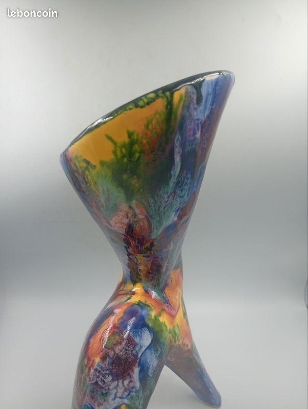 Vase céramique par Raymonde Leduc | Coucou Retro