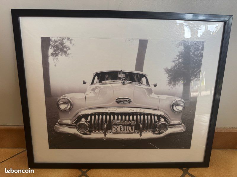 Cadre avec affiche buick eight (image 1)