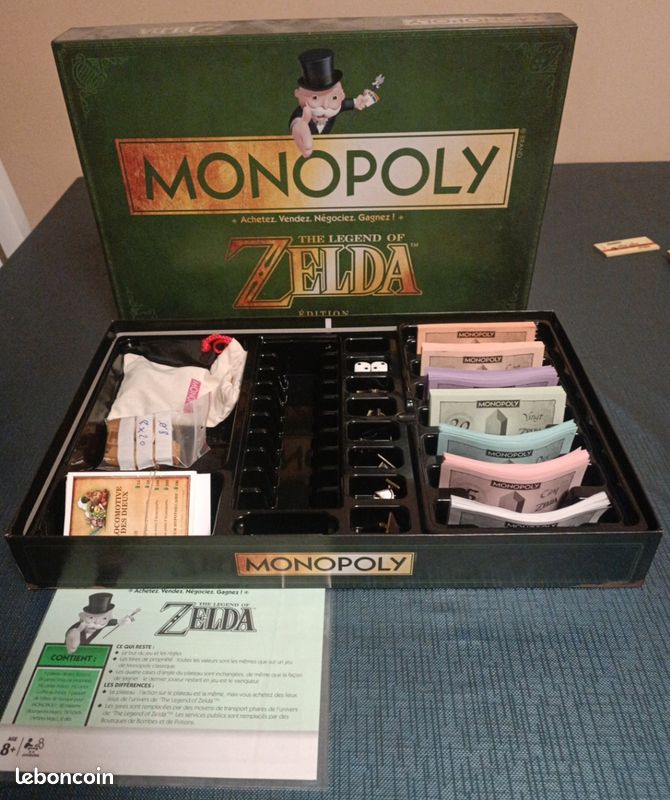 Monopoly Zelda Édition Limitée - Version Française 1ère Édition - Boîte Carrée