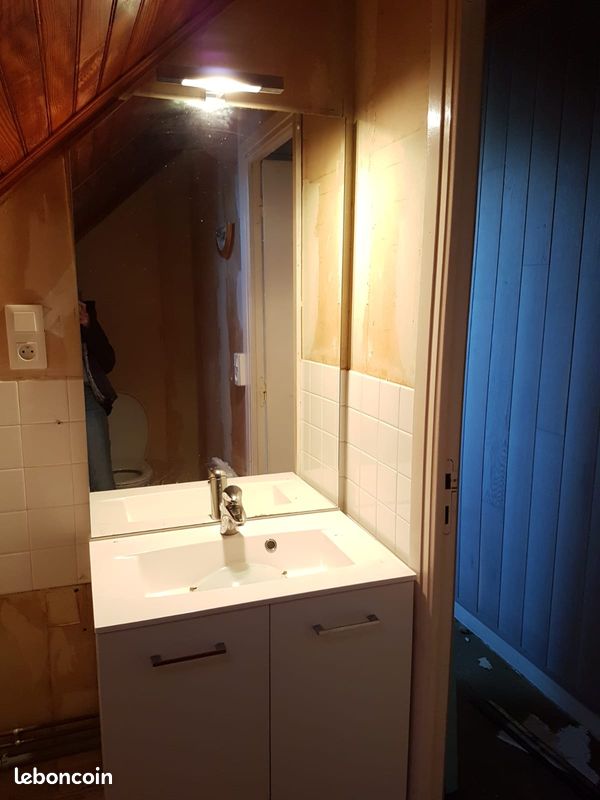 Ensemble meuble vasque et miroir salle de bain (image 4)