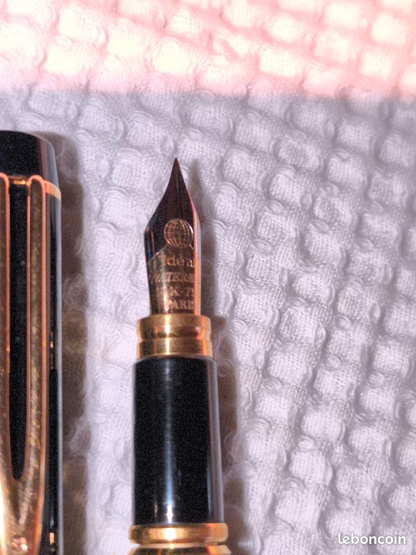 Stylo Plume Waterman Idéal - Plume En Or 18K 750 - Vintage - Fabriqué En France