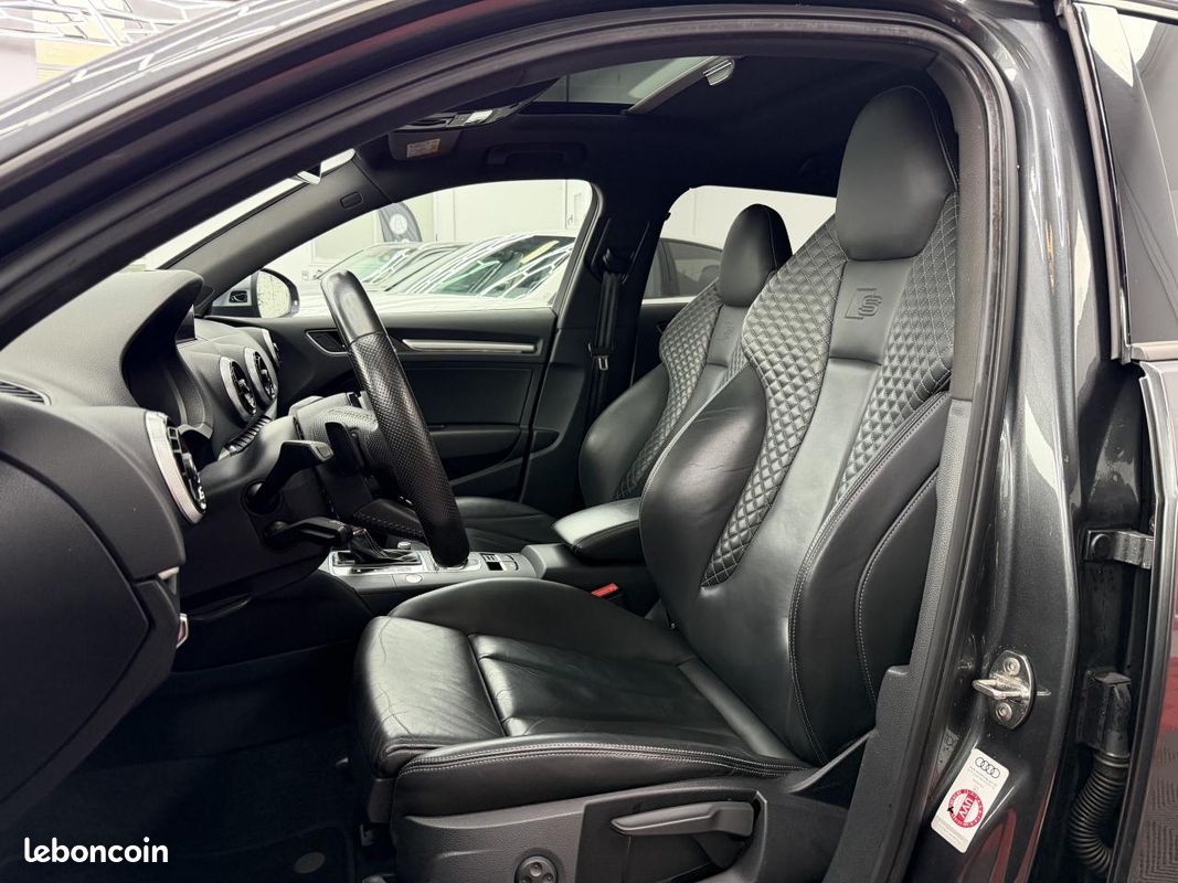 AUDI S3 (334EUROS/MOIS) 8V ABT Sportback 2.0 TFSI 380CV TOIT OUVRANT/SIEGE CHAUFFANT (image 9)