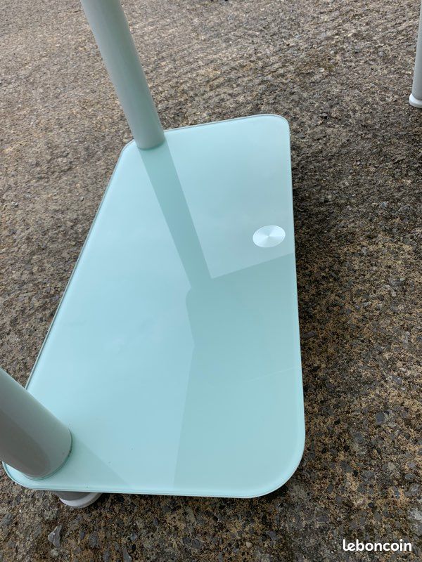 Bureau verre multi plateaux (image 7)