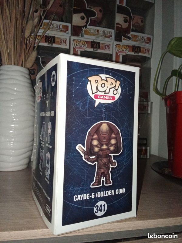 Funko Pop Games Destiny 341 Cayde-6 Golden Gun GITD Jeux Jouets