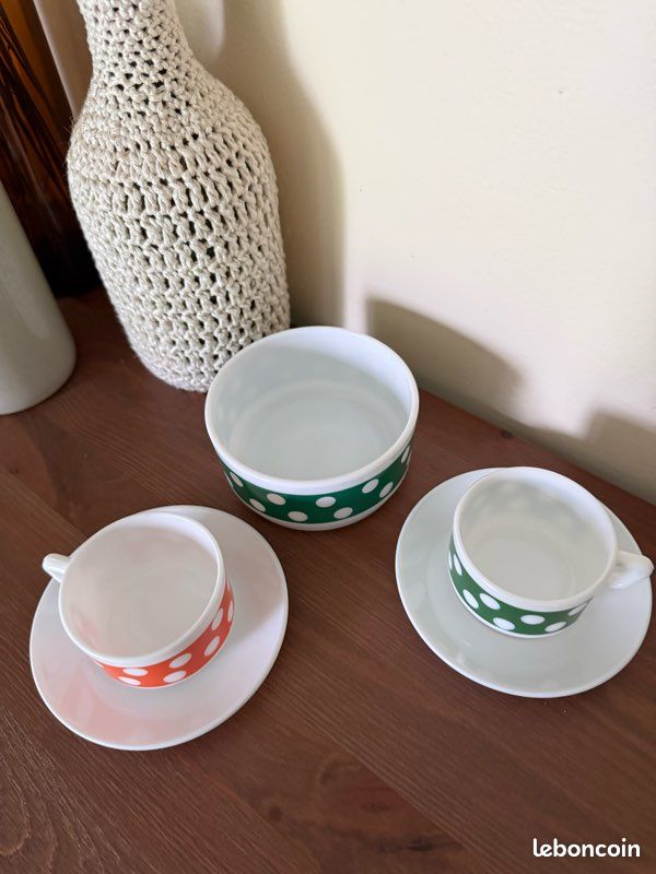 Tasses et ramequin Polka - Arcopal (image 4)