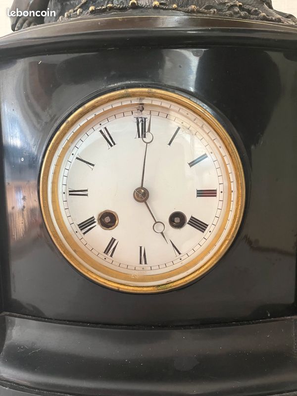 PENDULE EN BRONZE le pêcheur Napolitain par Théodore COICHON (image 2)