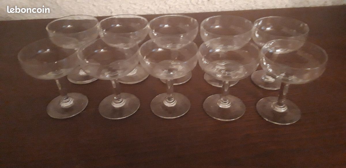 Verres coupe à Champagne (image 3)