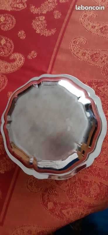 Plat rond inox brillant (image 3)