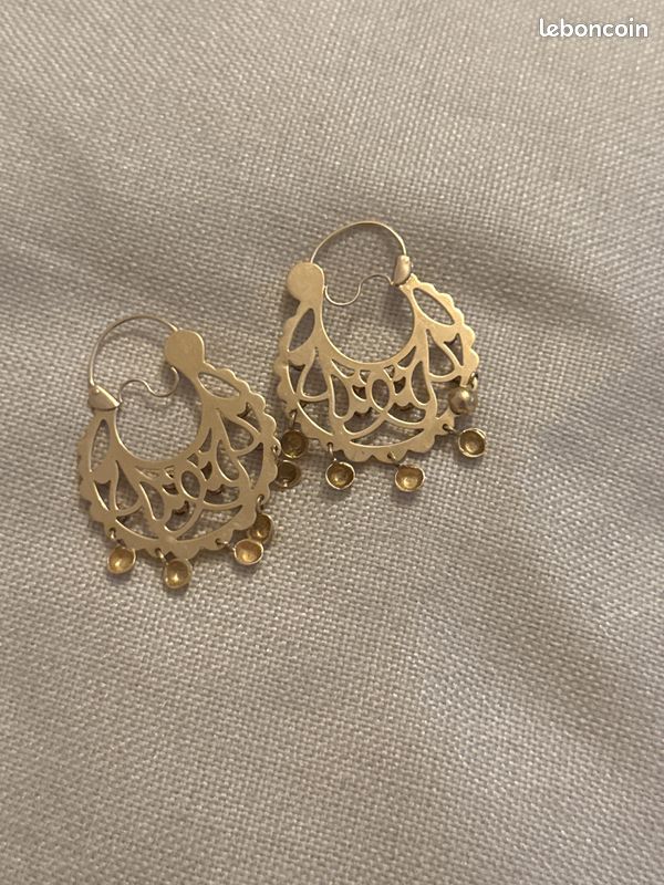 Boucles d’oreilles savoyardes en or massif – 20 g (image 5)