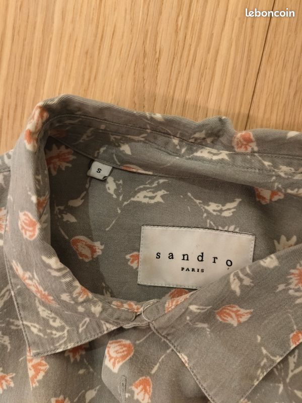 Chemise Sandro à motif (image 2)