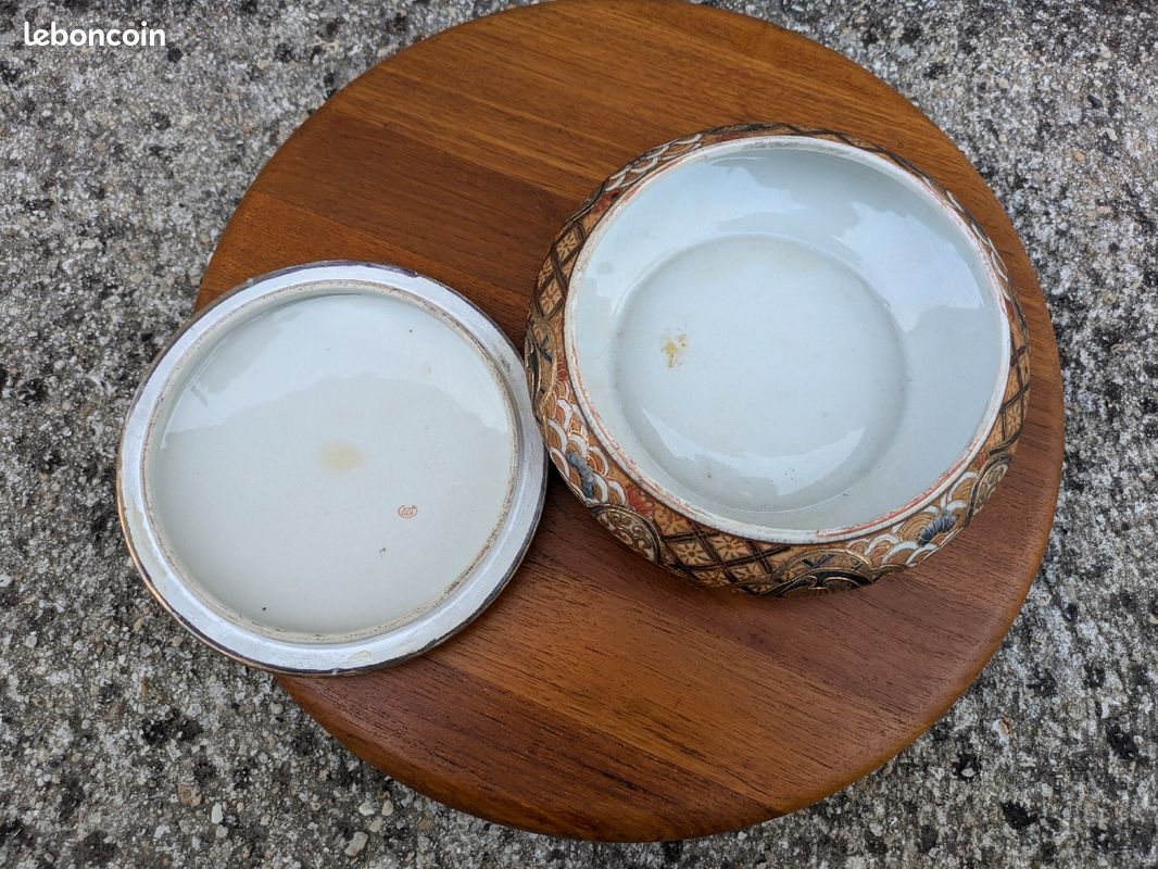 Bonbonnière Céramique Satsuma Japonaise vintage (image 3)