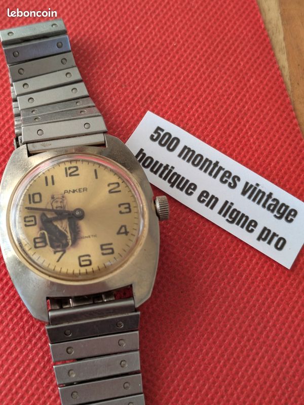 Montre Mécanique Vintage Anker 100 - Shockproof - Occasion
