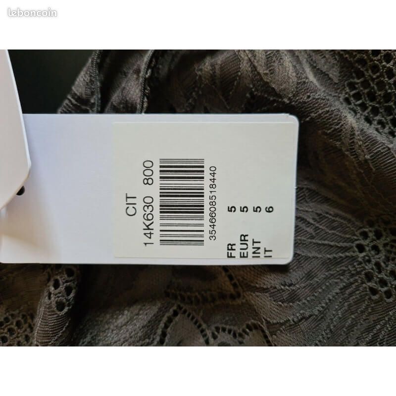 Culotte Simone Pérèle Smoky Taille 5 – Neuve Avec étiquettes, Gris Femme