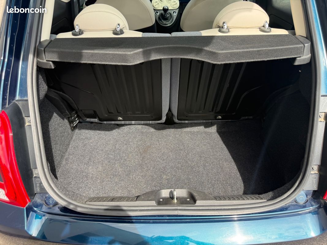 Fiat 500 1.2 70 lounge / distribution neuve / clim / toit panoramique / radars de recule / vitre electrique (image 26)
