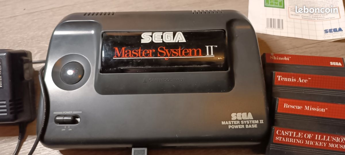 Lot SEGA Master System II + 7 jeux - Consoles