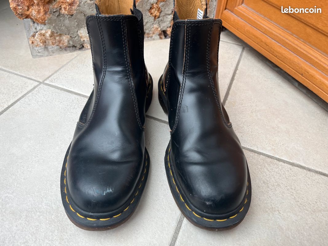 Yellow Stitch Chelsea Doc Martens Homme Doc Martens Chelsea Boots