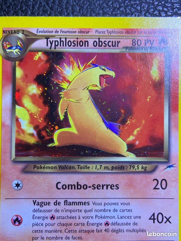 rare typhlosion pokemon card Typhlosion Espece Delta PSA 7 – Hikaru main image 0