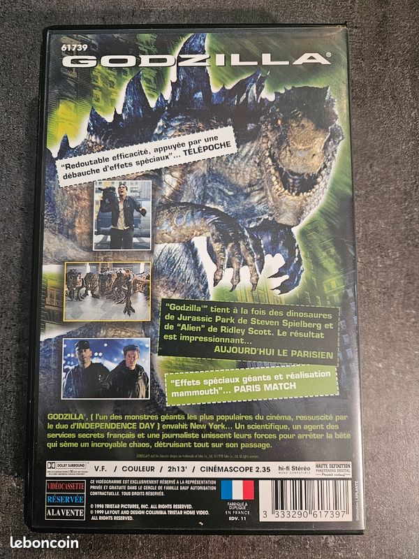 🎬 Lot 9 VHS Science-Fiction Culte – Matrix, eXistenZ, Planète des Singes, X-Files (image 9)