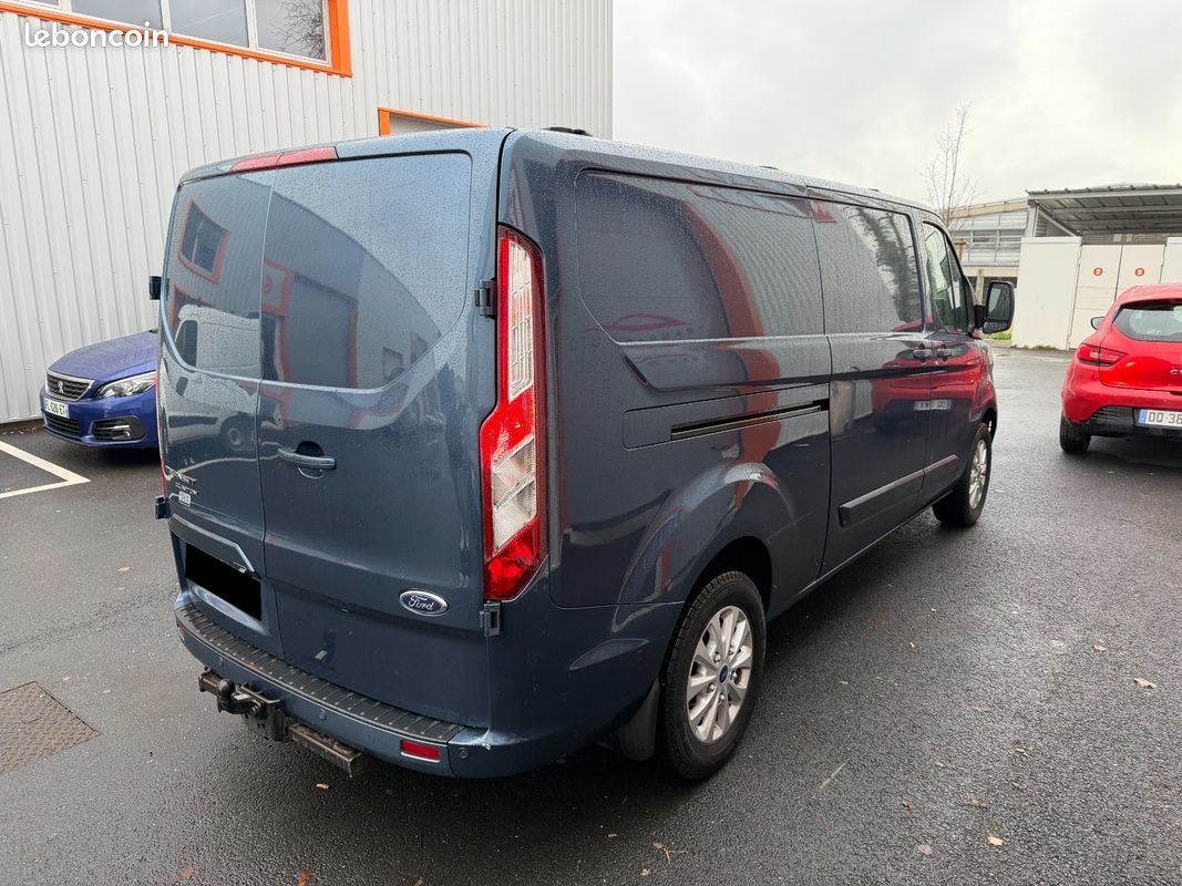 FORD TRANSIT CUSTOM FOURGON L1H1 2.0 ECOBLUE 130ch * DISTRIBUTION OK (image 5)