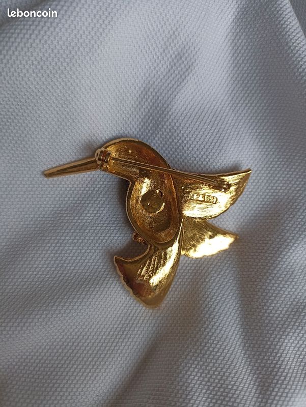 Broche oiseau colibri numéroté (image 2)