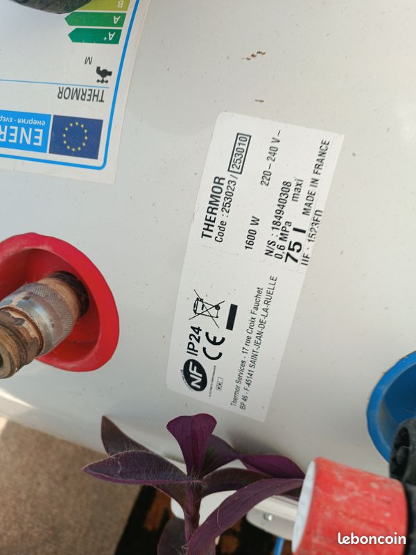 Chauffe-eau horizontal Thermor 75 L (image 3)