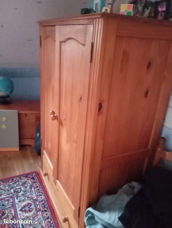 Chambre enfant complète bois massif (image 6)