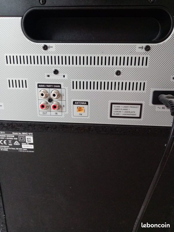 Sony MHC-V11 Chaine Hi-Fi Enceinte Photo, audio vidéo
