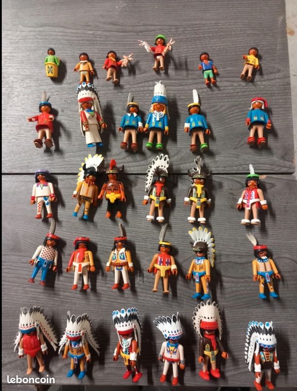 lot 10 figurines Indiens F.CLAIRET, Poteau prisonnier/feu de camp... | eBay