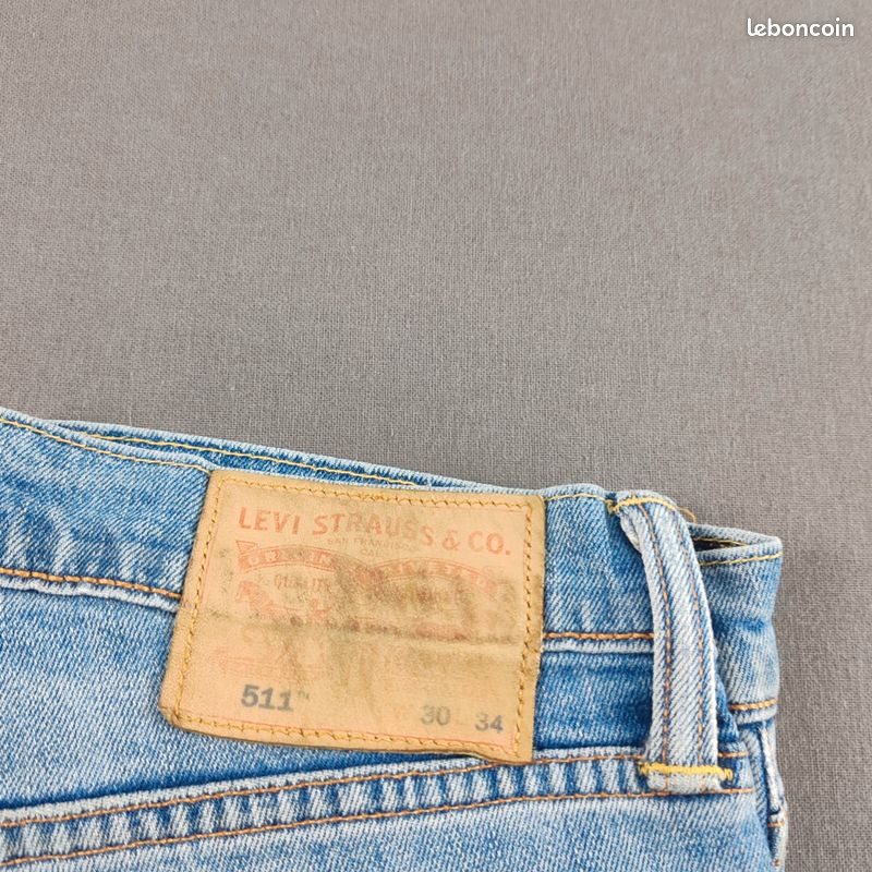 Jean / pantalon coupe droite Levi's 511 W30 L34 (image 2)