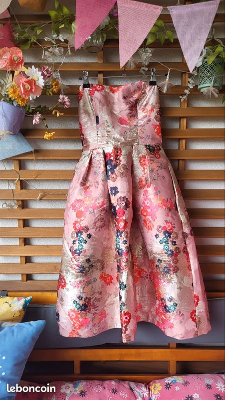 Simili Cuir Robe Camaieu 2020 Jupe Jacquard Jupe Naf Naf Fleurs