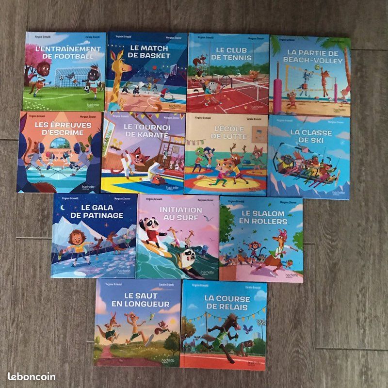 13 Livres Première lecture Esprit sportif - Hachette - Maternelle/CP Dès 3ans+ (image 1)