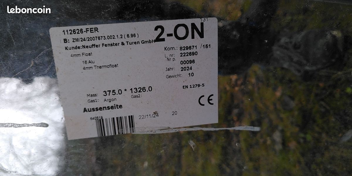 Fenêtre PVC OB neuve (image 2)