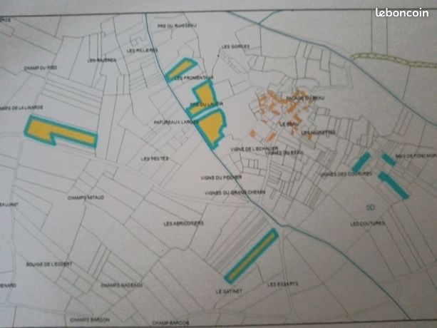Parcelles terrain agricole