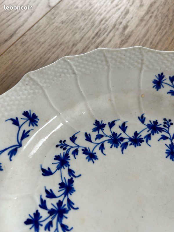 Emaux De Longwy, France Hand Decorated Porcelain Plate